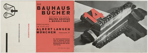 14 Bauhausbücher by László Moholy-Nagy, design, 1928