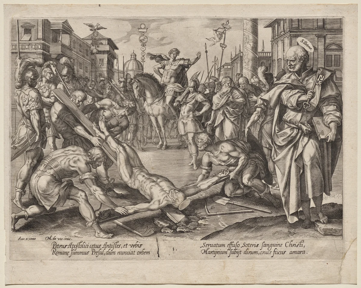 St. Peter by Hendrick Goltzius, print, 1573-1583