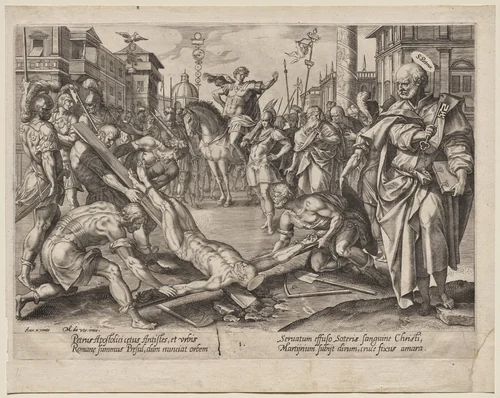 St. Peter by Hendrick Goltzius, print, 1573-1583