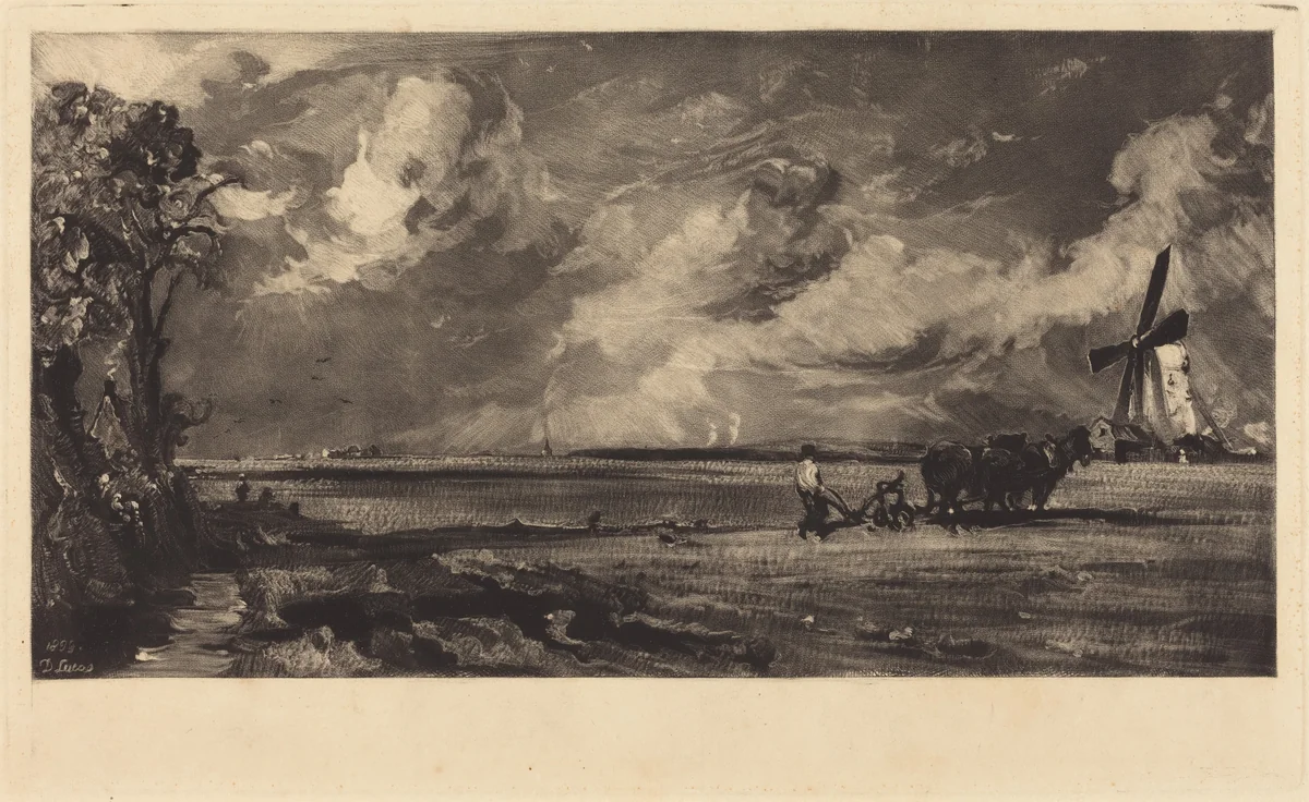 Spring by David Lucas; John Constable, print, 1832