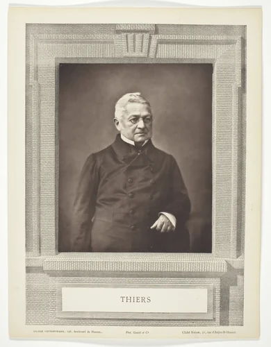 Thiers by Nadar, photograph, 1865-1875