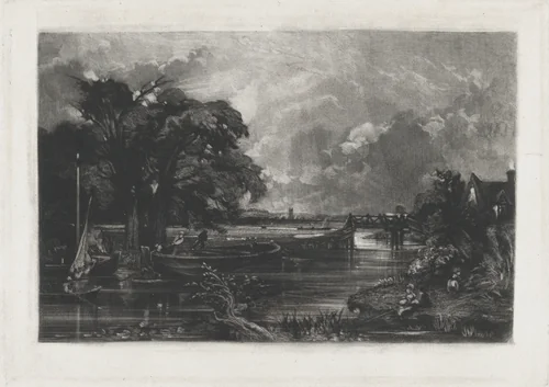 River Stour by David Lucas, print, 1830