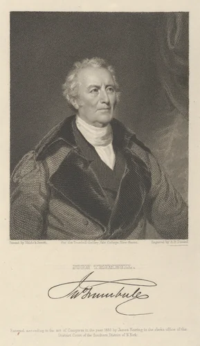 John Trumbull by Asher Brown Durand, print, 1833