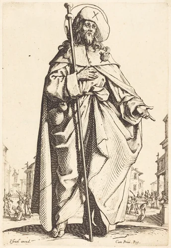 Saint James the Great by Jacques Callot, print, 1631