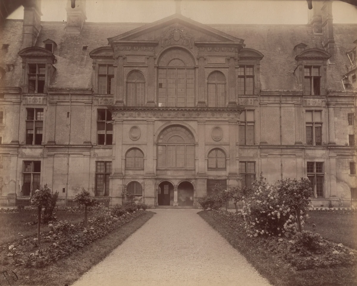 Château d'Écouen by Eugène Atget, photograph, 1911