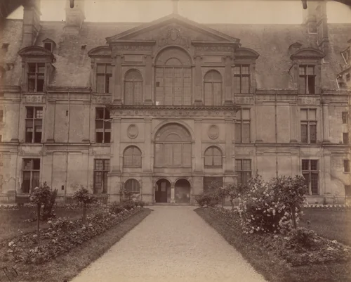 Château d'Écouen by Eugène Atget, photograph, 1911