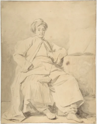 The Sultan by Jean Honoré Fragonard, drawing, 1774