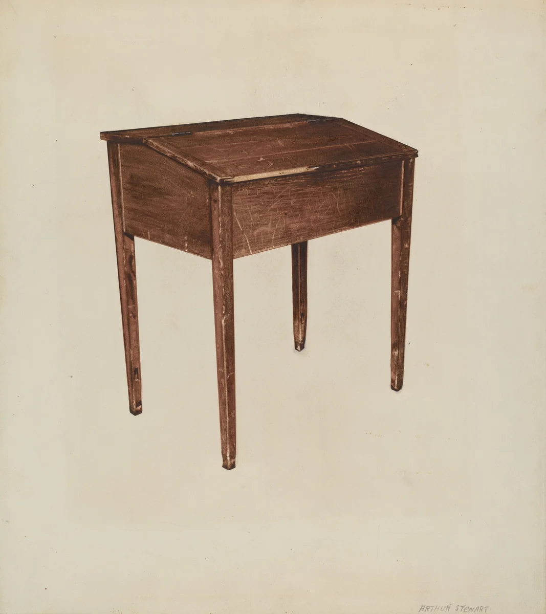 Desk by Arthur Stewart, index of american design, 1938