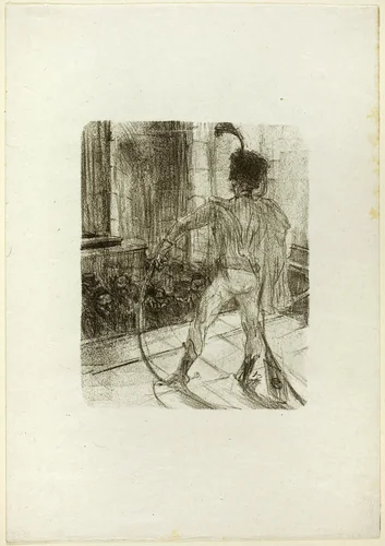 Schlomé Fuss in the Synagogue, from Au Pied du Sinaï by Henri de Toulouse-Lautrec, print, 1897