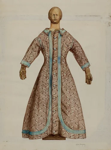 Doll by Helen Bronson, index of american design, 1937