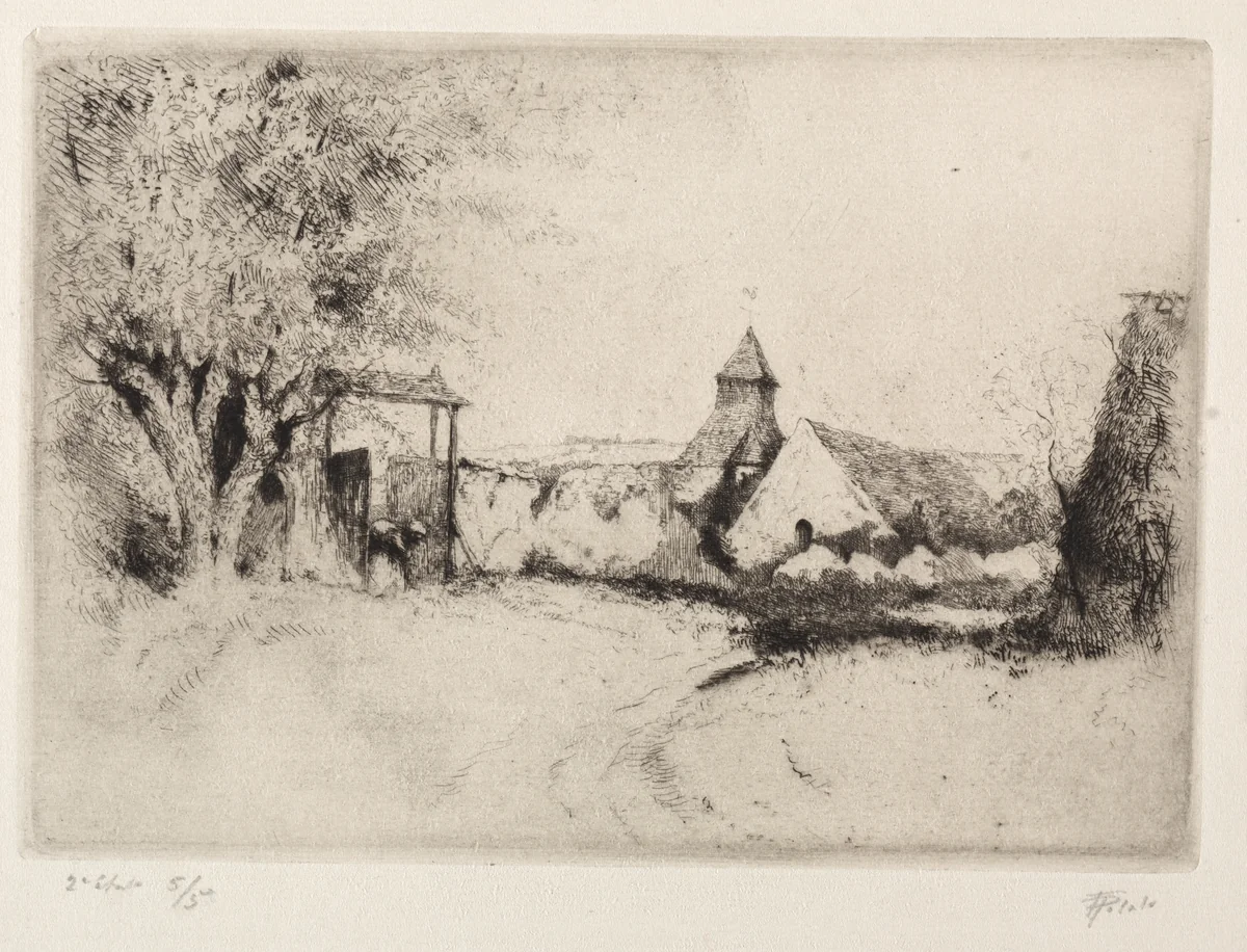 The Belfry by the Willows by Tigrane Polat, print, 1900-1925