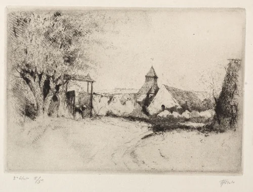 The Belfry by the Willows by Tigrane Polat, print, 1900-1925