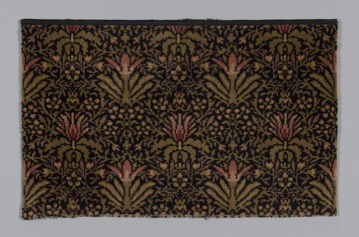 "Lily" Carpet by William Morris, textile, 1877