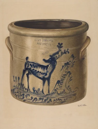 Crock by Edith Miller, index of american design, 1938