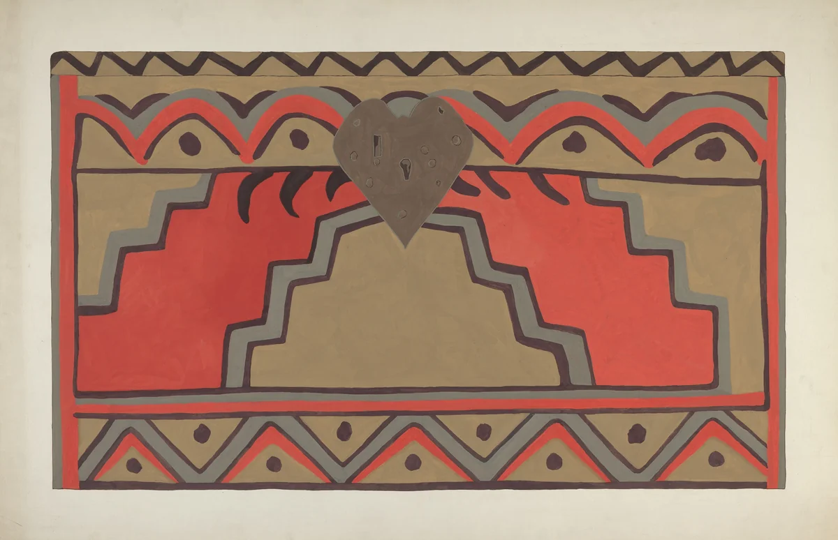 Side of Chest by D.P. Jones, index of american design, 1942