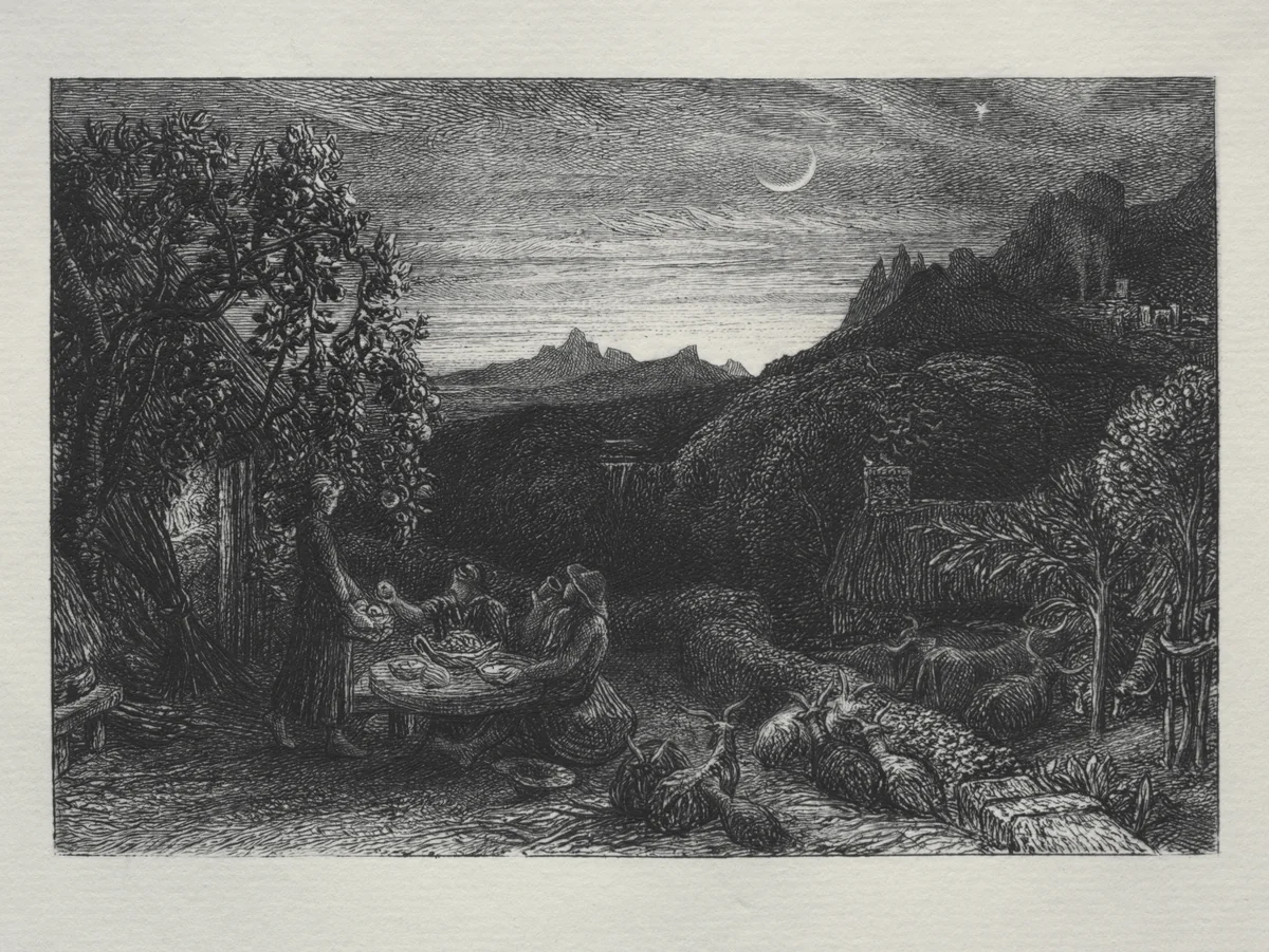 The Homeward Star by Samuel Palmer, print, 1883
