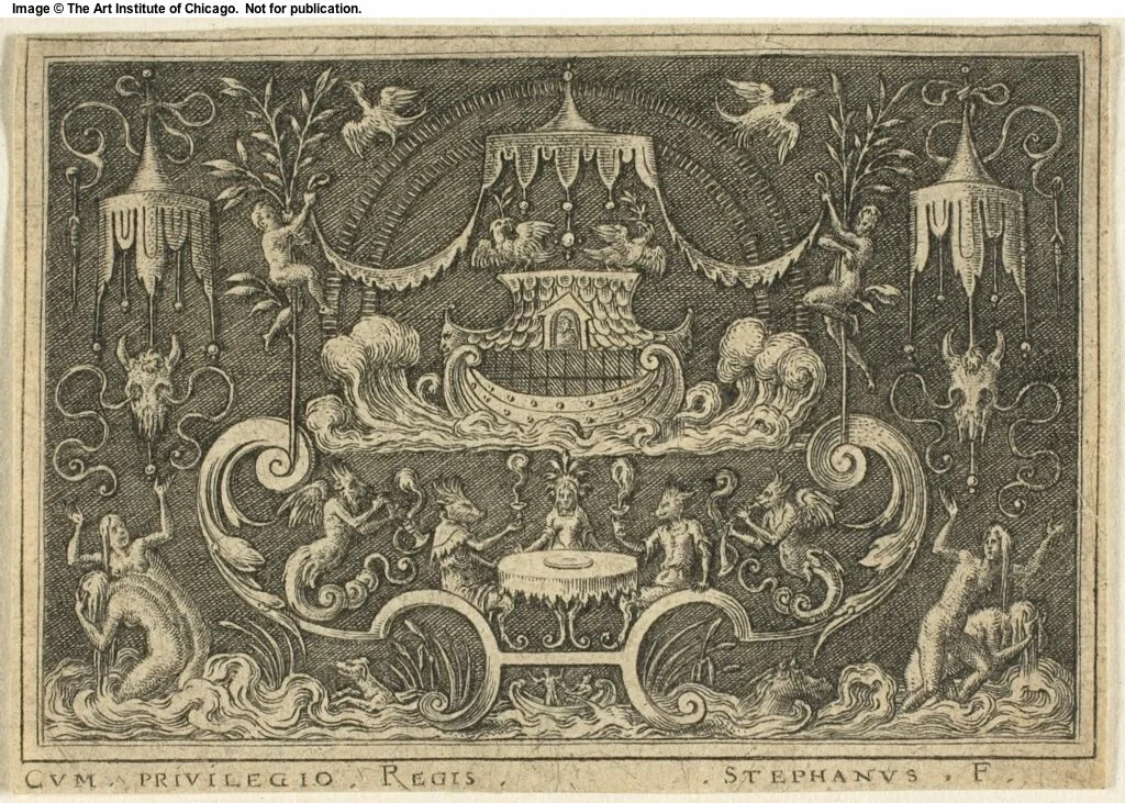 The Flood by Etienne Delaune, print, 1538-1583