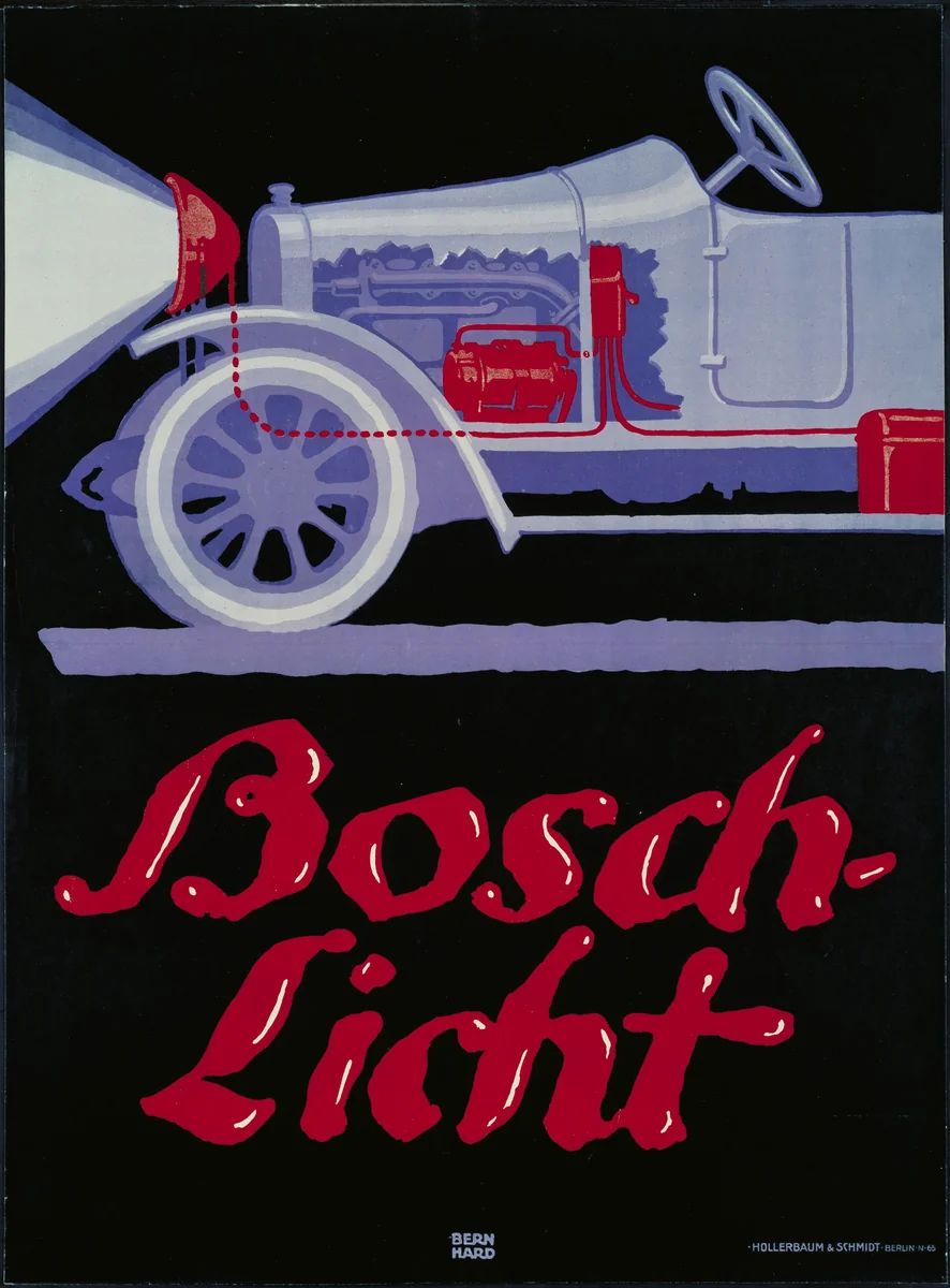 Bosch-Licht by Lucian Bernhard, design, 1913