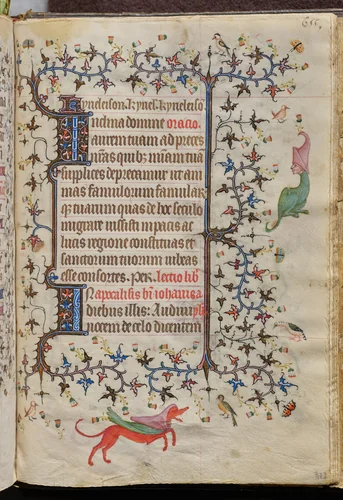 Hours of Charles the Noble, King of Navarre (1361-1425), fol. 322r, Text by Master of the Brussels Initials and Associates, book, 1400-1410