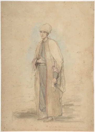 Son of the Tunisian Ambassador by Ozias Humphrey, drawing, 1780