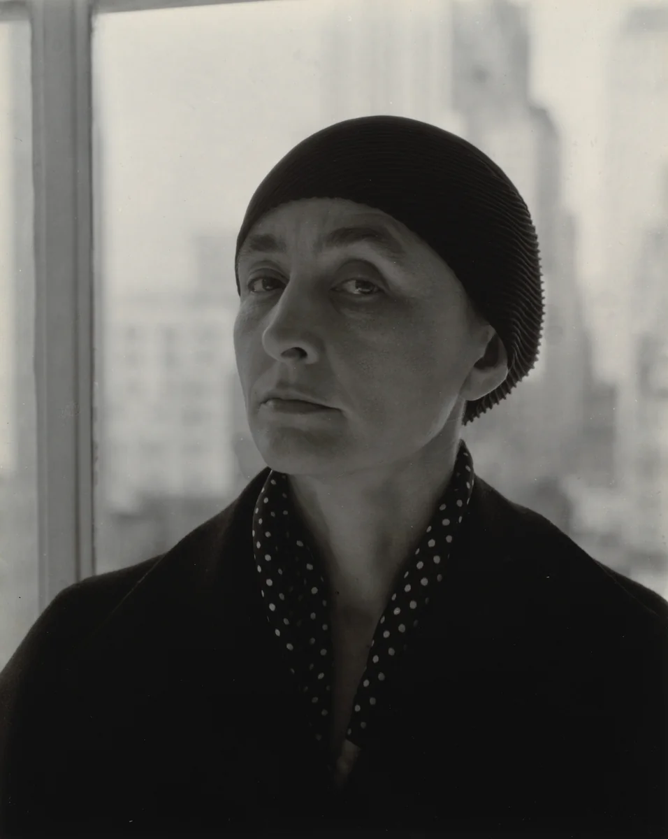 Georgia O'Keeffe by Alfred Stieglitz, photograph, 1930-1931