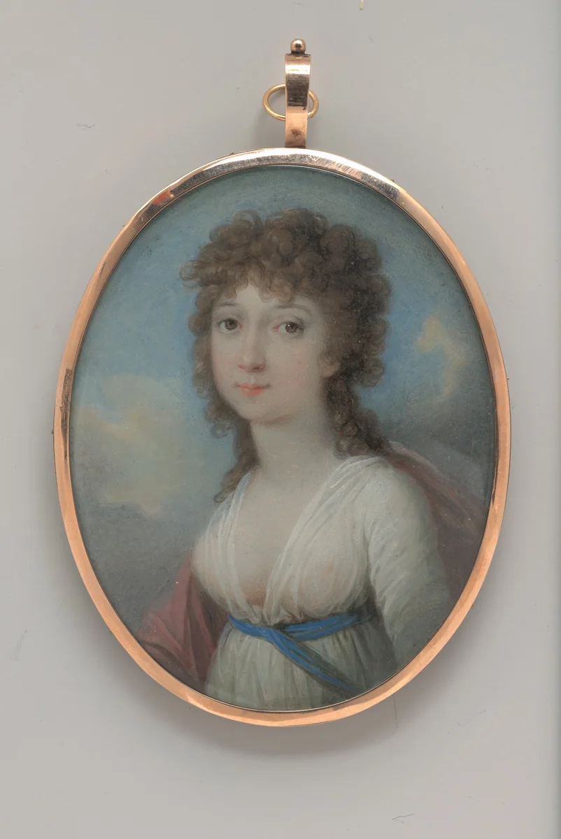 Portrait of a Lady by Adolph Ulrich Wertmuller, artwork, 1805