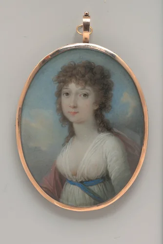 Portrait of a Lady by Adolph Ulrich Wertmuller, artwork, 1805