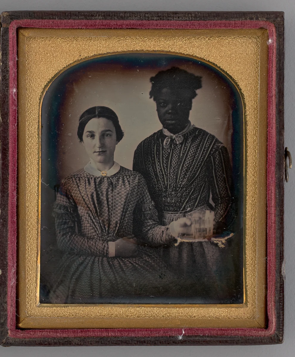 Untitled (Portrait of Two Women) by Unknown maker, other, 1848