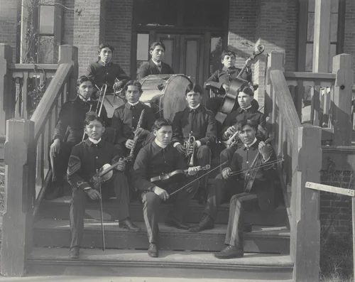 Indian Orchestra by Frances Benjamin Johnston, photograph, 1899