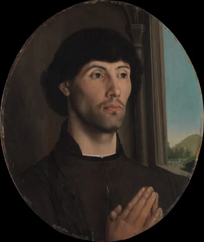 Portrait of a Man by Hugo van der Goes, painting, 1470-1480