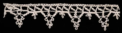 Bobbin Lace Edging with Points by Unknown, textile, 1540-1560