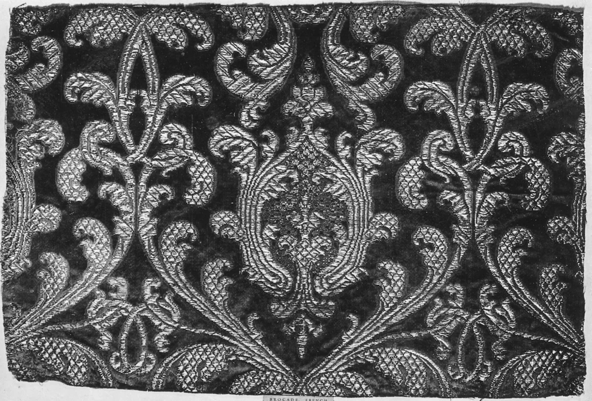 Panel by France, textile, 1675-1700