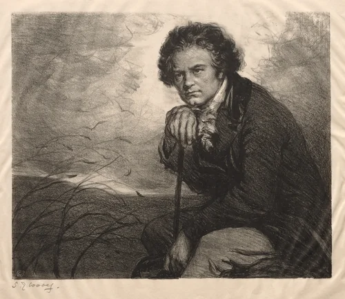 Beethoven by Samuel Johnson Woolf, print, 1915-1920