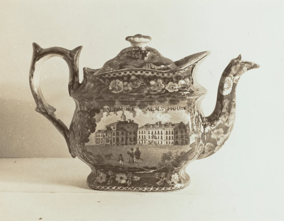 Teapot - "Baltimore Almshouse" by Helmut Hiatt, index of american design, 1936