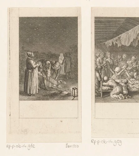 Schatgraven by Daniel Nikolaus Chodowiecki, print, 1788