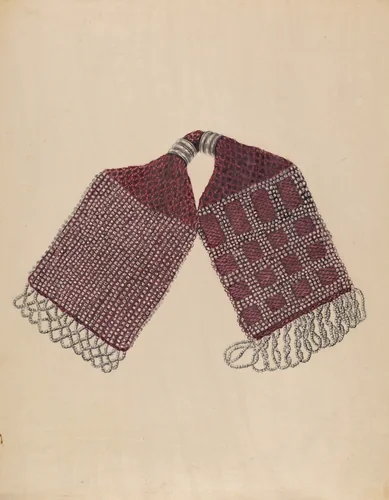 Purse by American 20th Century, index of american design, 1937