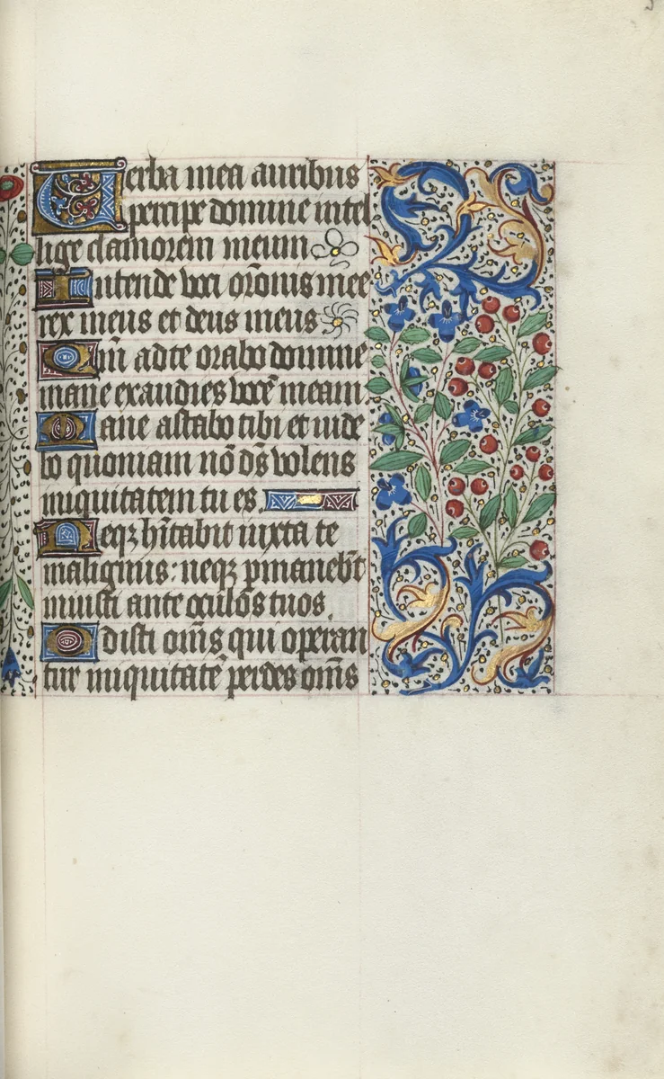 Book of Hours (Use of Rouen): fol. 59r by Master of the Geneva Latini, book, 1465-1475