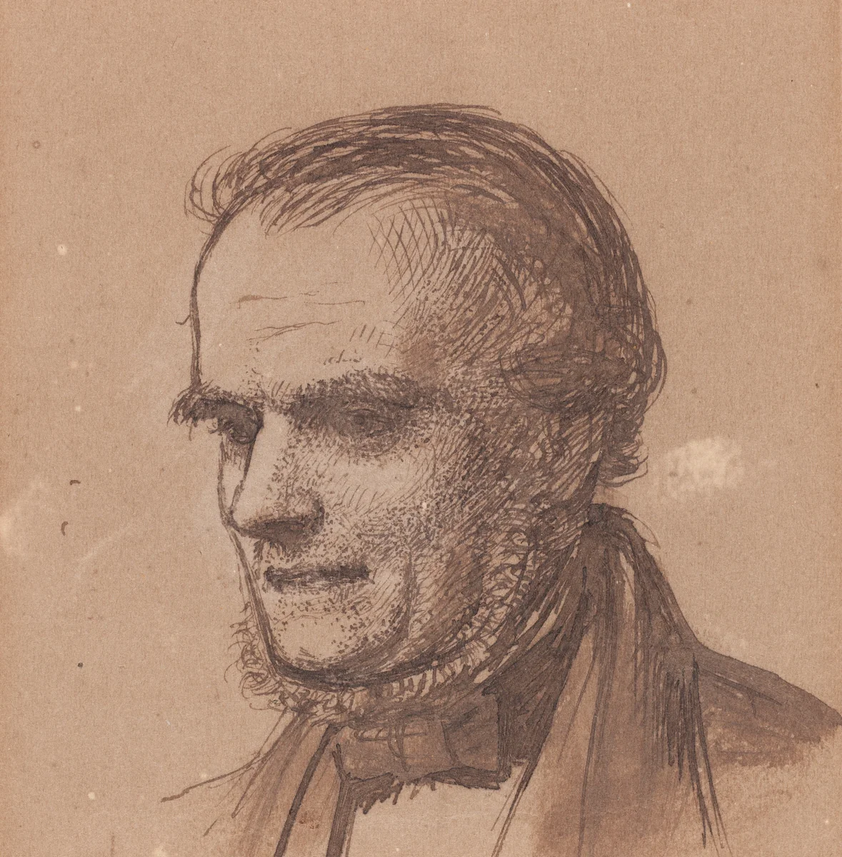 The Artist's Father, William Hunt by William Holman Hunt, drawing, 1827-1856