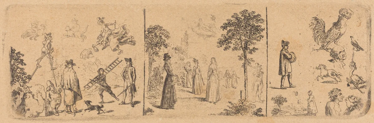 Imaginations by Daniel Nikolaus Chodowiecki, print, 1800