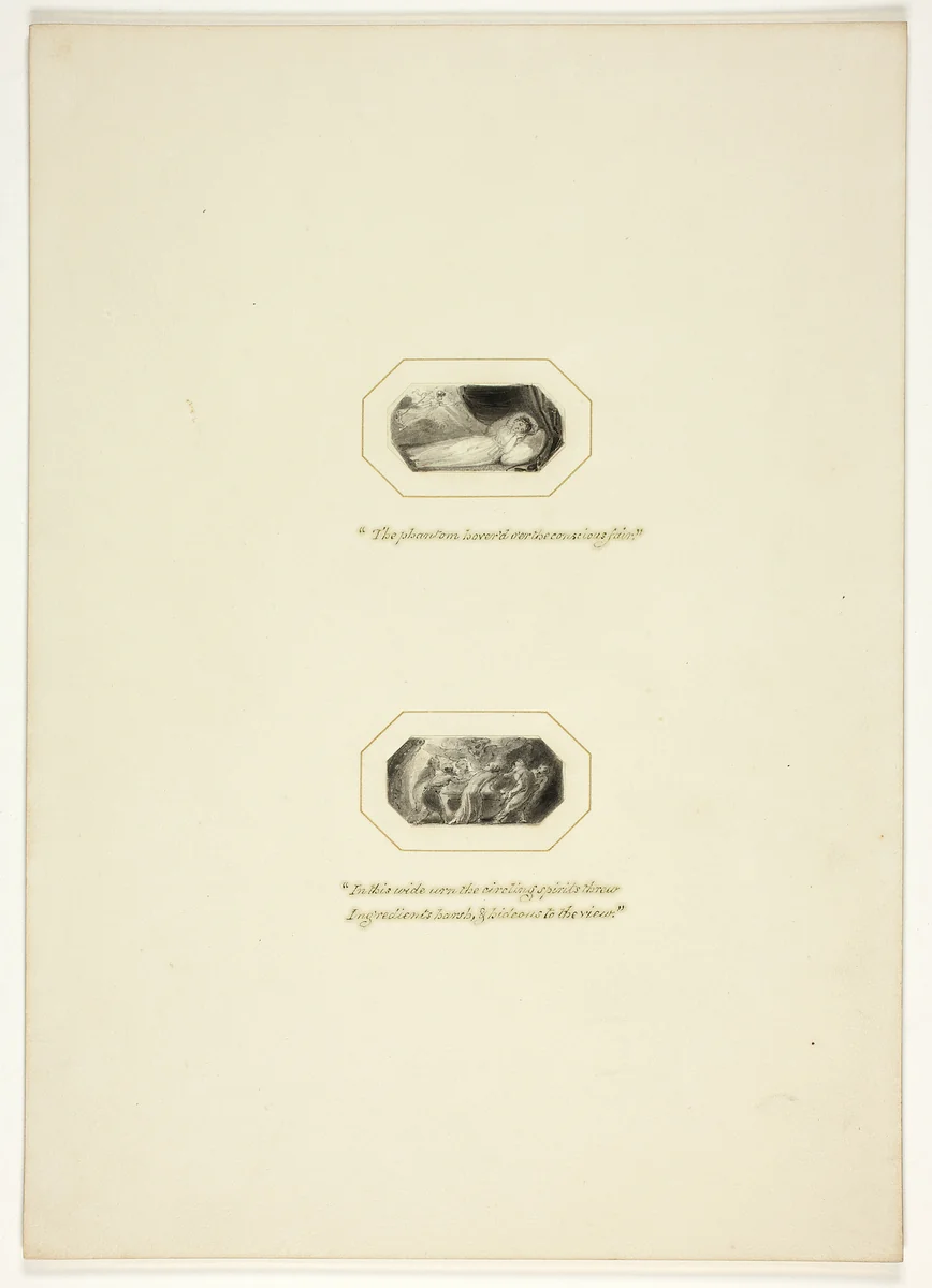 Study for a plate from The Triumphs of Temper, in the 1796 Royal Engagements Pocket Book by Thomas Stothard, drawing, 1790-1800