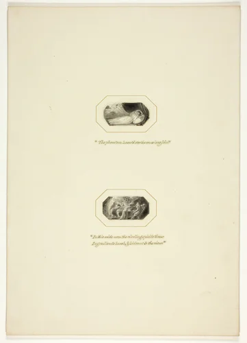 Study for a plate from The Triumphs of Temper, in the 1796 Royal Engagements Pocket Book by Thomas Stothard, drawing, 1790-1800