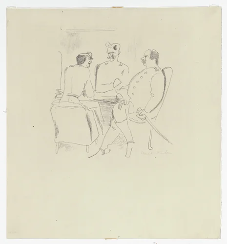 Strategy by Walt Kuhn, print, 1920