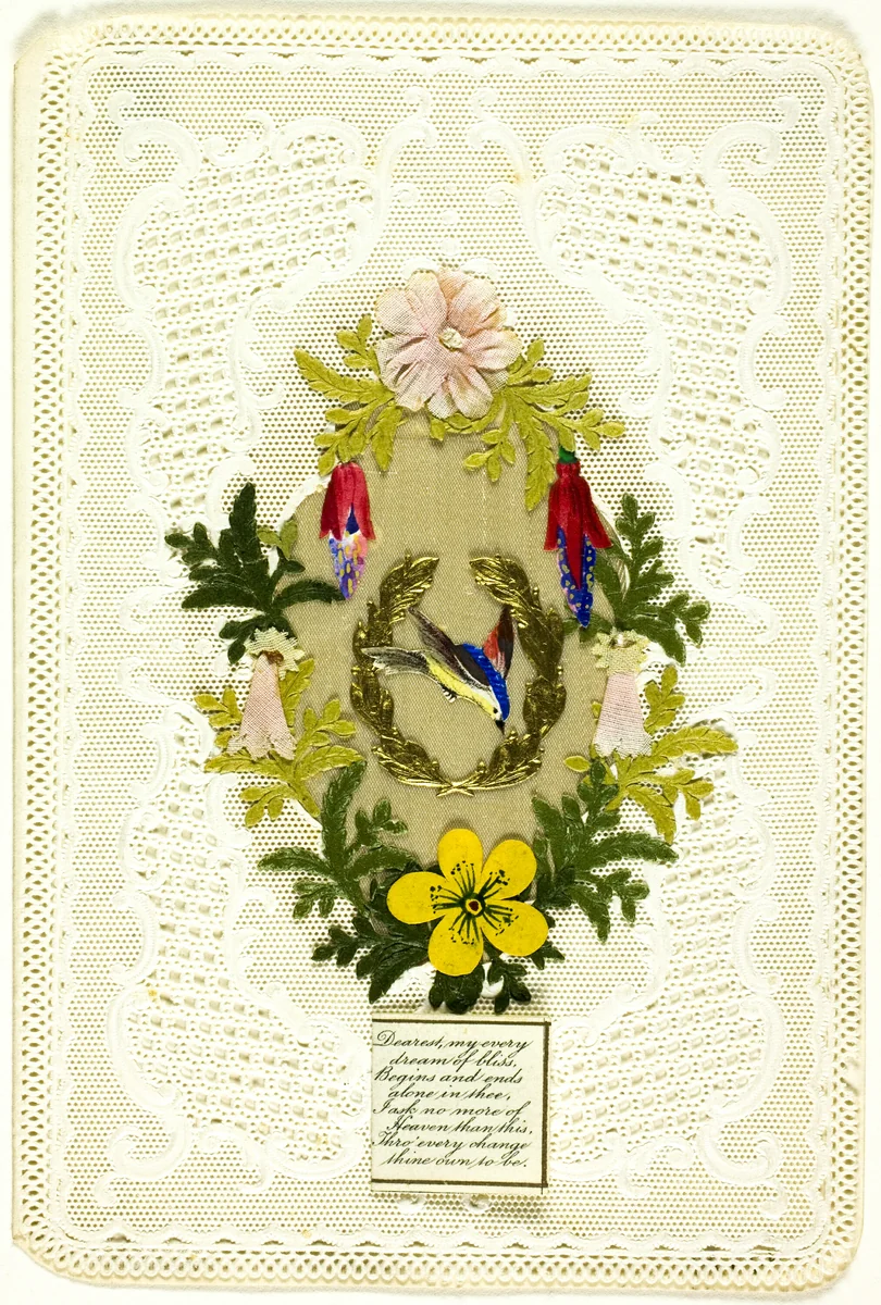 Dearest, My Every Dream of Bliss (valentine) by Unknown Artist, other, 1835-1845