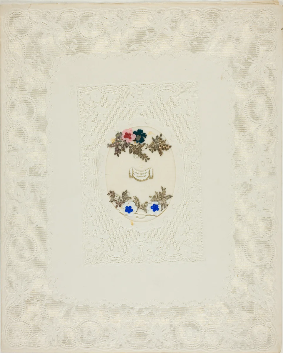 Wilt Thou Be My Bride (valentine) by David Mossman, other, 1847