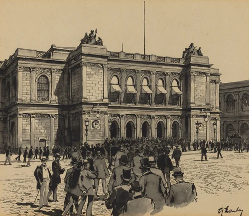 Borsenzeit by Fritz Stoltenberg, portfolio, 1893