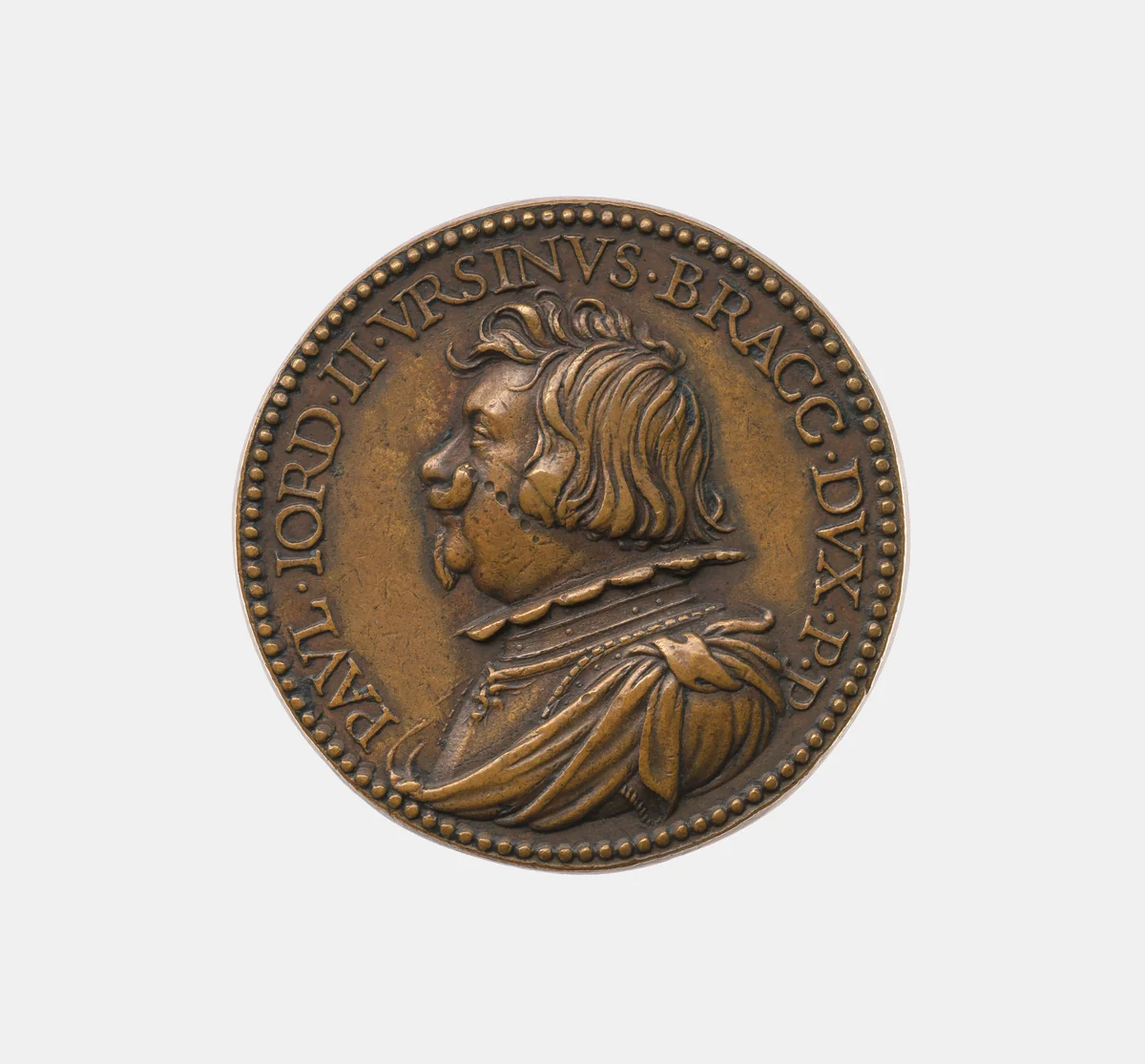 Paolo Giordano II Orsini (1591–1656) by Johann Jakob Kornmann, metalwork, 1635