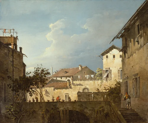 The Terrace by Canaletto, painting, 1740-1750