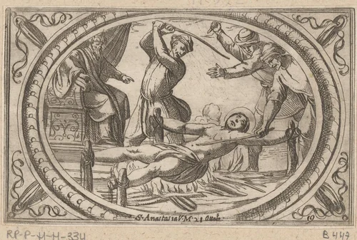 H. Anastasia by Antonio Tempesta, print, 1565-1630