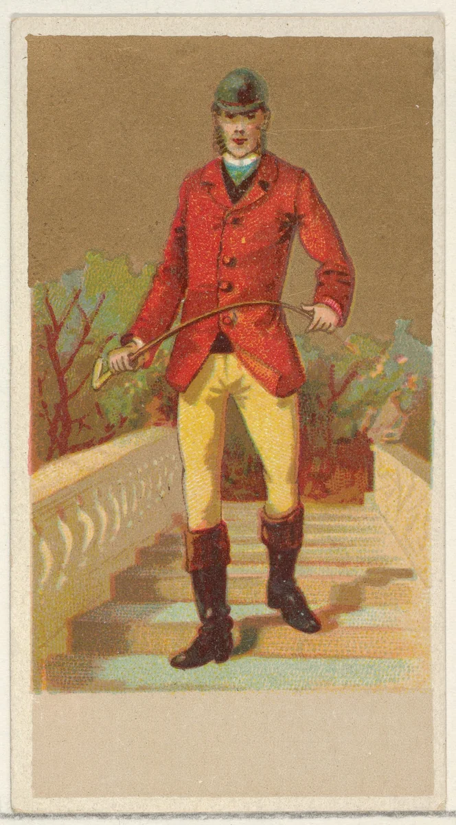 England, from the Natives in Costume series (N16), Teofani Issue, for Allen & Ginter Cigarettes Brands by Allen & Ginter, print, 1886-1900