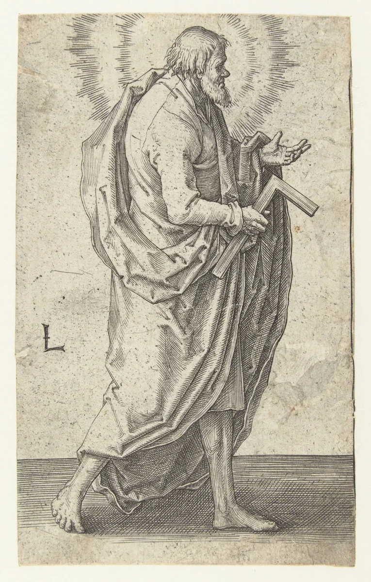 De apostel Judas Thaddeüs by Unknown, print, 1508-1512